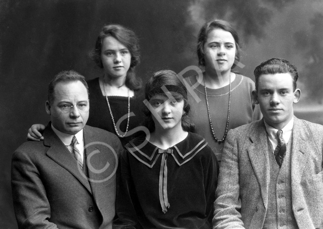 Taylor, c/o J.C Stewart, Old Edinburgh Road, Inverness. Girl in centre also appears in 25155a_stewart. 