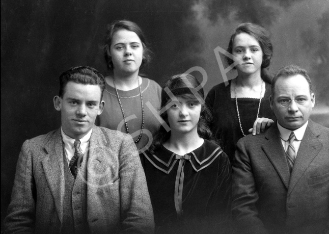 Taylor, c/o J.C Stewart, Old Edinburgh Road, Inverness. Girl in centre also appears in 25155a_stewart. 