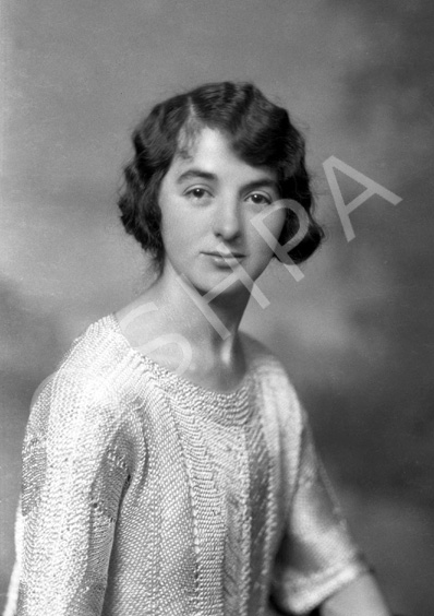Miss Chrissie Mackenzie, School House, Forsinard, Sutherland. Also appears in image 25178. 