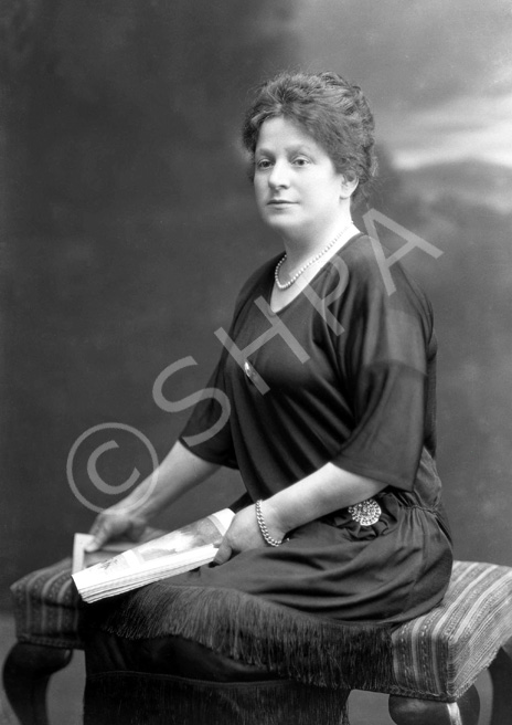 Mrs A.J. Paterson, Catriona, Inverness. Henrietta Davidson (1877-1948) was the wife of Inverness printer-bookseller Alexander John Paterson (1874-1924), on older brother of the famous photographer Andrew Paterson (1877-1948).  