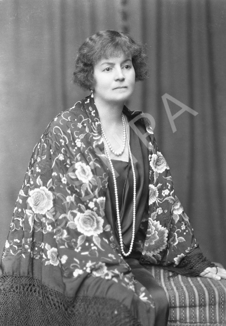 Mrs Ethel Elford, Rosehaugh House, circa September 1925. Ethel Elford was the sister of Lilian Fletc.....