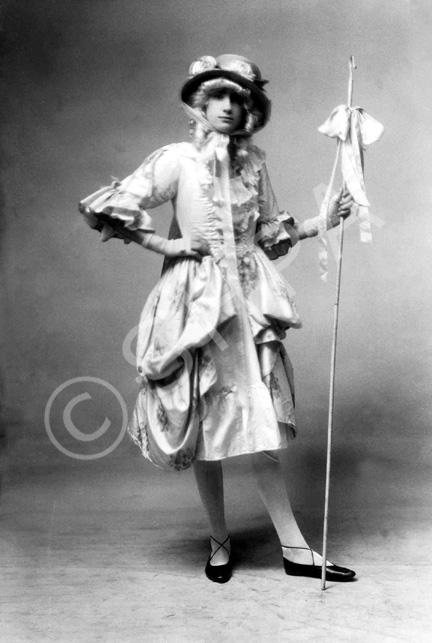 Miss Bethune as a shepherdess.