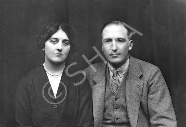 Miss Mary Philomena Constable Maxwell, Farlie House, Beauly - with her fiance Major Anthony Buxton D.....