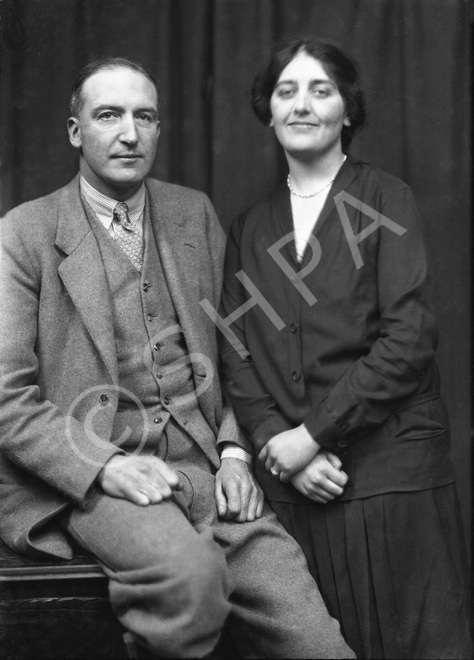 Miss Mary Philomena Constable Maxwell, Farlie House, Beauly - with her fiance Major Anthony Buxton D.....