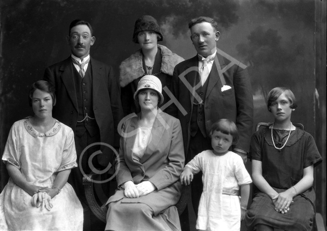 Family. (Same ref: number as Fraser, Beauly, but different group of people.) #