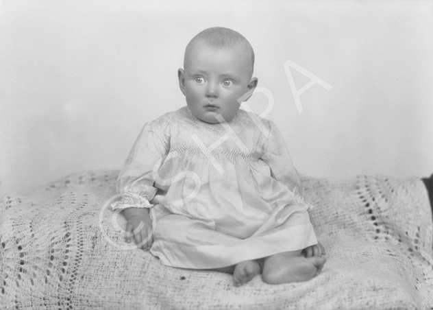 Grant, baby on table.