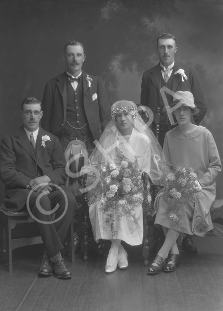 Bridal group, featuring male twins.#