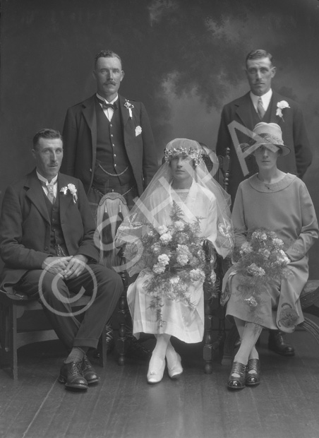 Bridal group, featuring male twins.#