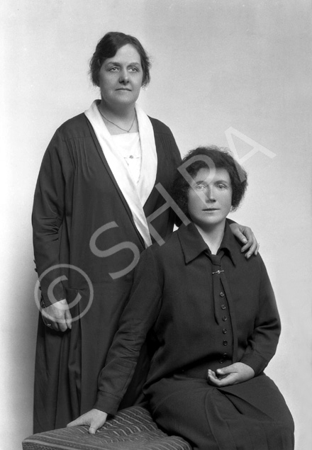 Miss Macrae (seated), Miss MacLean (standing). See also ref: 26036.