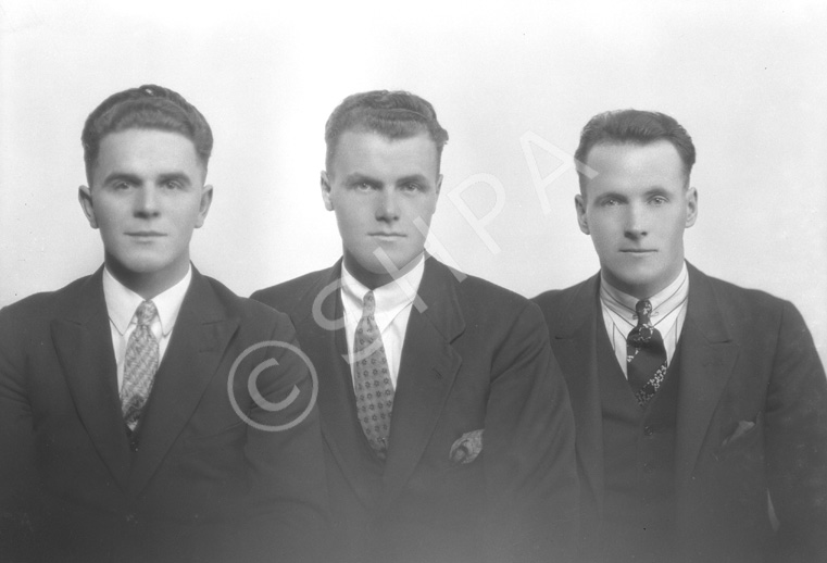 George Watt (on left) and Ernie Urquhart on far right (see image 26151)......