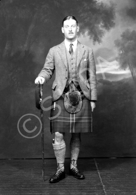 Lt C.A.R MacRae, Seaforth Highlanders, Salamanca Barracks, Aldershot, June 1927. MacRae was mentioned in the Ross-shire Journal of 31st July 1942: 'Major C.A.R Macrae, The Seaforth Highlanders (attached Camerons), who has been reported missing in Libya, June 1942, is a well known officer of the County Regiment, who, before the war, was on a tour of duty at Fort George. His wife, Mrs Macrae, at Joymount Court, Carrickfergus, County Antrim, will be grateful for any information that may be contained in personal letters to people in the North.' An appended handwritten note states: '19th June, 1944 - Reported safe in Switzerland.' Information sourced from http://www.rossandcromartyheritage.org 