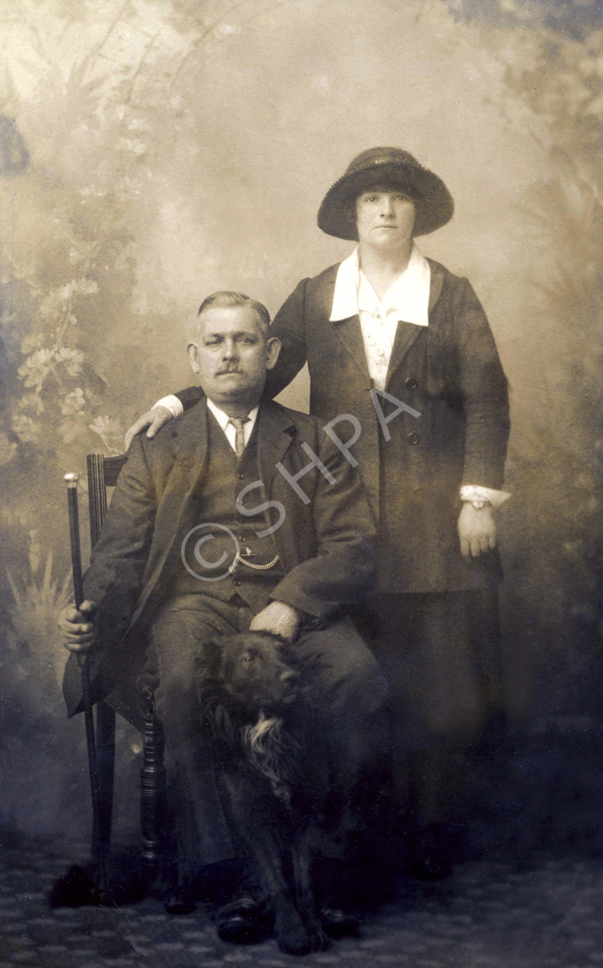Restored Morrison image. Inscription on the rear reads: 'To Norman with Much Love From Dad & Mary, M.....