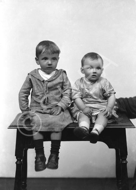 Two young children. #