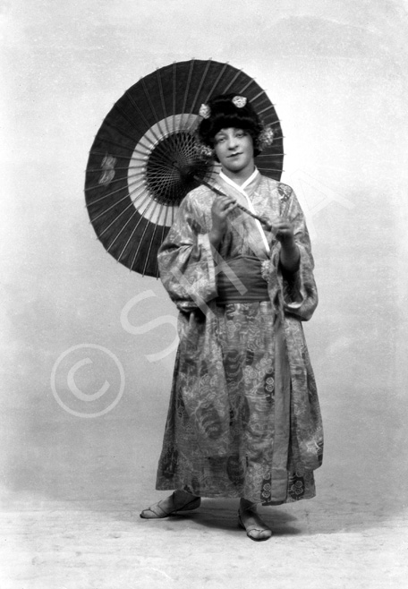 November 1927 production of 'The Geisha,' the story of a Japanese tea-house performed by the Northern Amateur Operatic Society. In the advert it was noted that prices would be increased for this attraction due to the lavish expense of the production (over ?200), in aid of the Queen Victoria Jubilee Institute for Nurses. #