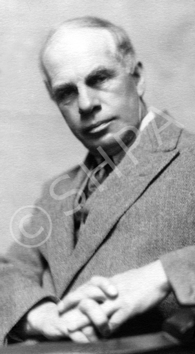 Sir David Young Cameron (1865-1945). Scottish painter and etcher born in Glasgow. Knighted in 1924 he was a Trustee of the Tate Gallery from 1921 to 1927 and the Scottish National Gallery. He died in Perth in 1945. Courtesy John and Aithne Barron.  