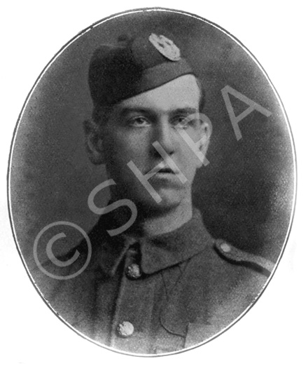 Corporal James Dalgleish Pollock (1890-1958). The Cameron Highlanders, The Depot. One of four VC winners re-copied for a composite picture in January 1929. Pollock was 25 years old, and a corporal in the The Queen's Own Cameron Highlanders during the First World War when the following deed took place for which he was awarded the VC: On 27th September 1915 near the Hohenzollern Redoubt, France, at about noon the enemy's bombers in superior numbers were successfully working up Little Willie Trench towards the Redoubt. Corporal Pollock, after obtaining permission, got out of the trench alone and walked along the top edge with complete disregard for danger, and compelled the enemy bombers to retire by bombing them from above. He was under heavy machine-gun fire the whole time, but contrived to hold up the progress of the Germans for an hour before he was at length wounded. His Victoria Cross is displayed at the Regimental Museum of Queen's Own Highlanders, Fort George.