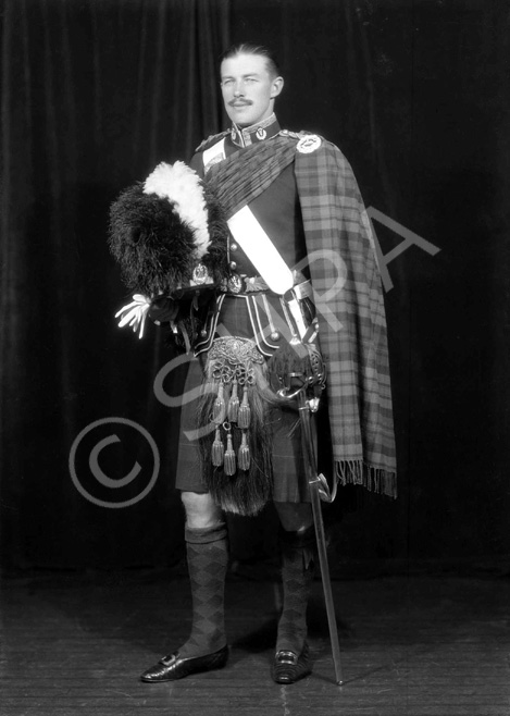 Unidentifed Cameron Highlander. November 1929. #