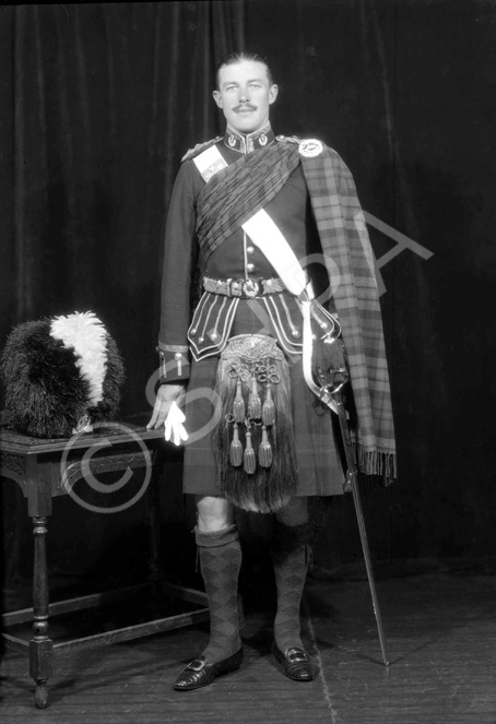 Unidentifed Cameron Highlander. November 1929. #