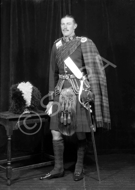 Unidentifed Cameron Highlander. November 1929. #