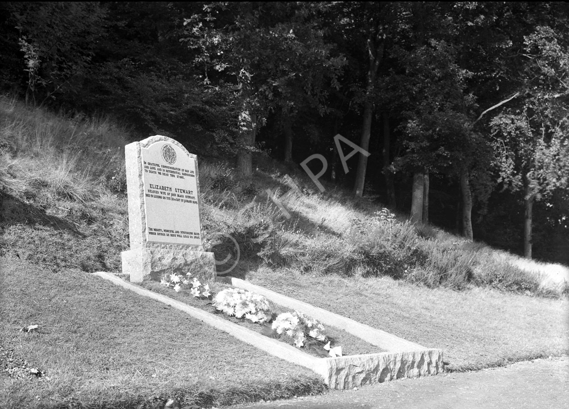 Elizabeth Stewart grave, October-November 1929. Beloved wife of John Black Stewart, died in London o.....