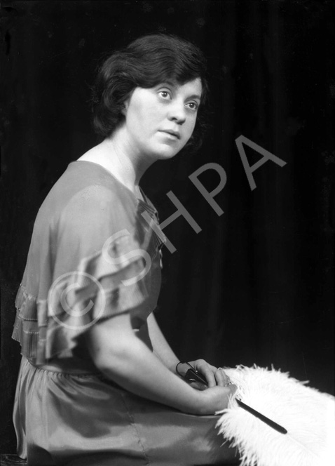 Miss Constance Paterson (1902-1975), the daughter of famous photographer Andrew Paterson (1877-1948). 