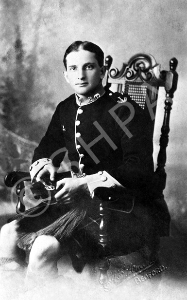 Man seated. Copy of original print made in Bedford. See 29223b_macleod for accompanying image on file. #       