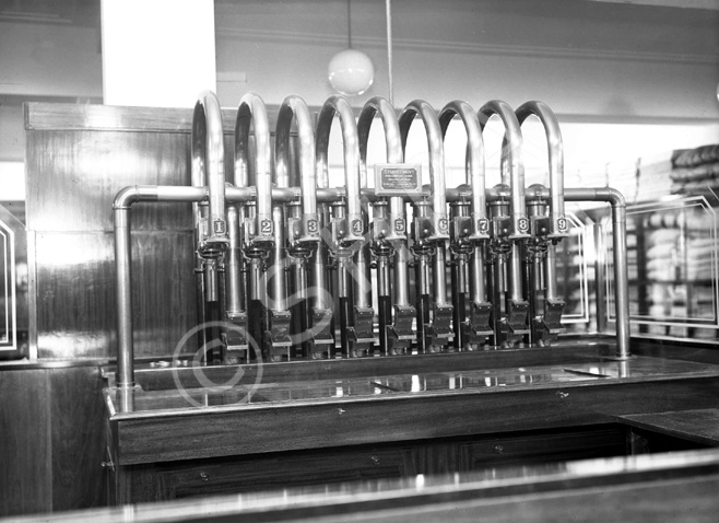 A Sturtevant Pneumatic Tube Installation, (a department store cash carrier), possibly located inside Benzies in Union Street, or Cameron's Economic Stores, Church Street, Inverness.*