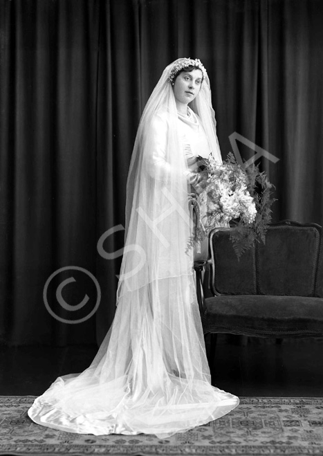 Mrs Chalmers bridal. Constance Paterson (1902-1975) married Francis James Chalmers (1881-1956) in 19.....