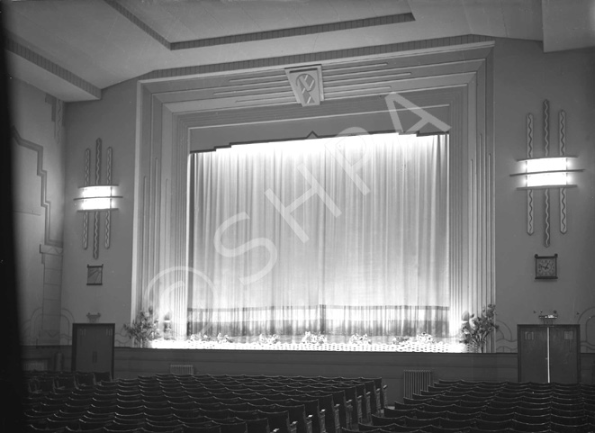 Palace Cinema screen, Huntly Street, Inverness. Opened 21st November 1938 with 'Hard to Get' starrin.....