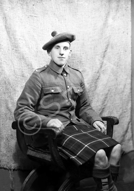 Pte John Whyte, Seaforth Highlanders. .....