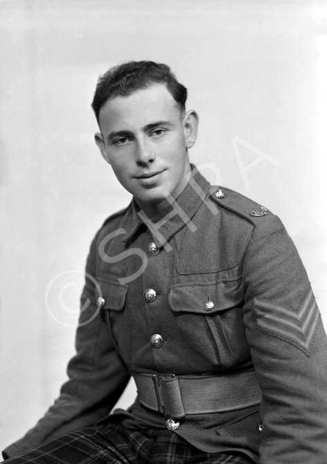 Sgt W. Russell, Cameron Highlanders.