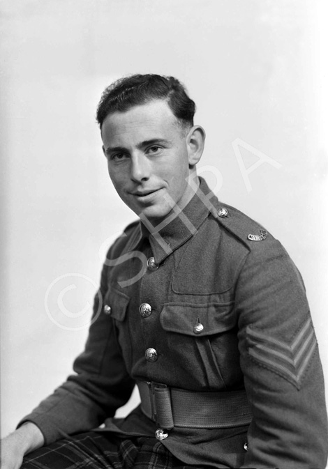 Sgt W. Russell, Cameron Highlanders.