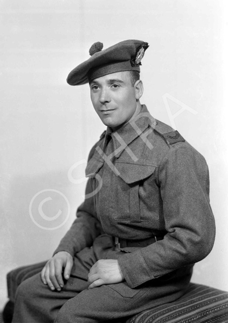 Pte Frank Holmes, Cameron Barracks......