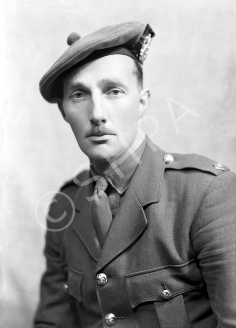 2nd Lt Davidson, Cameron Highlanders. (HMFG) 