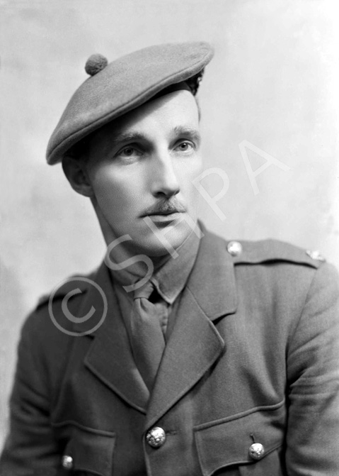 2nd Lt Davidson, Cameron Highlanders. (HMFG) 