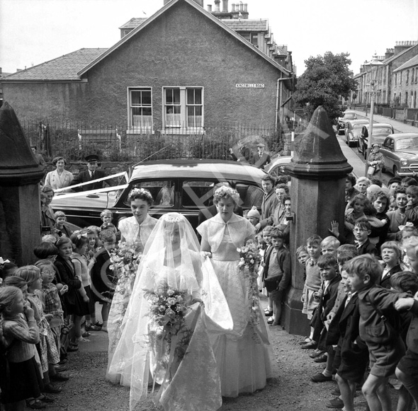 Roma Conn - Joe Morris bridal, Crown Church,  Inverness. .....