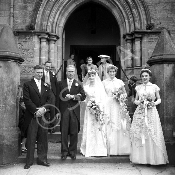 Roma Conn - Joe Morris bridal, Crown Church,  Inverness. 