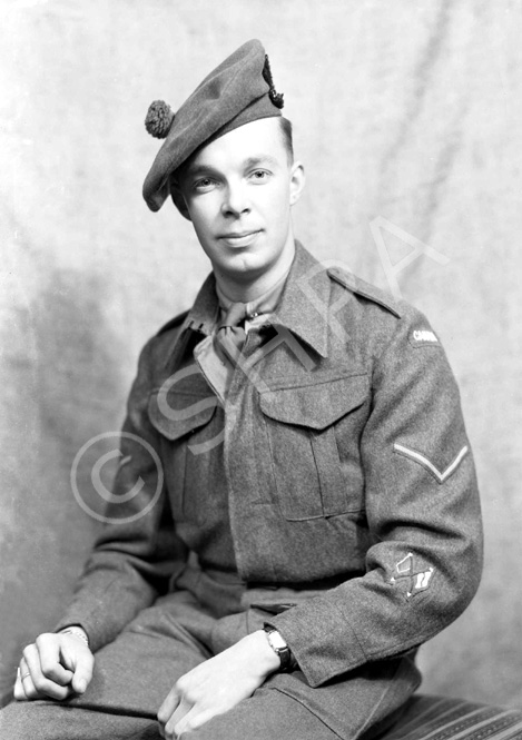 L/Cpl R.A Adams, Seaforth Highlanders of Canada, 1st Canadian Division. .....