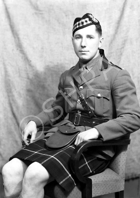 2nd Lt Alex Grant, Seaforth Highlanders, Fort George.  