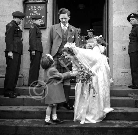 Lewis Owen Nairn - Sheila Margaret Third wedding, 5th February 1958, West Parish Church, Huntly Street.