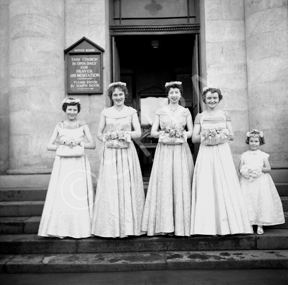 Lewis Owen Nairn - Sheila Margaret Third wedding, 5th February 1958, West Parish Church, Huntly Street.