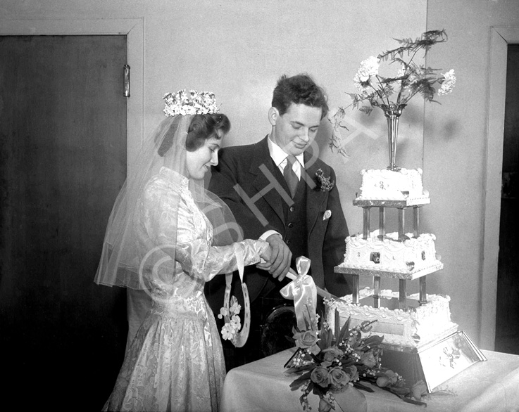 Lewis Owen Nairn - Sheila Margaret Third wedding, 5th February 1958, West Parish Church, Huntly Street.