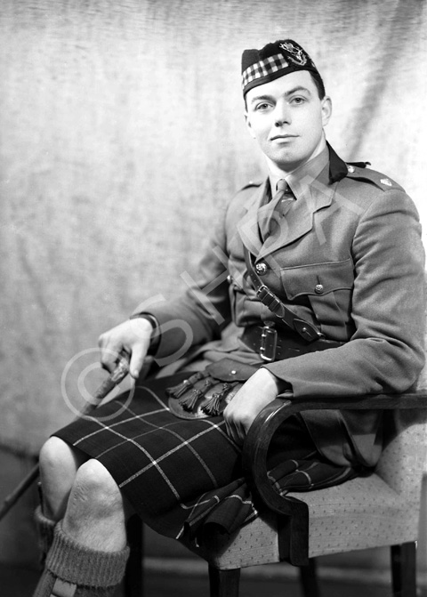 2nd Lt John Reid, Seaforth Highlanders.