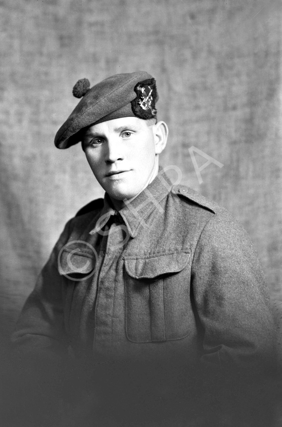 Pte Langlands, Seaforth Highlanders, Fort George.  .....