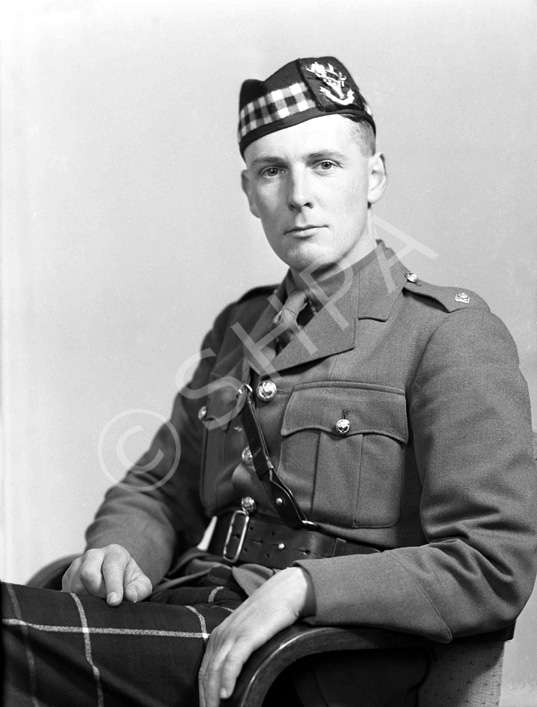 2nd Lt John F. Flugel, Newton, Nairn. Seaforth Highlanders. He was killed during the Second World Wa.....