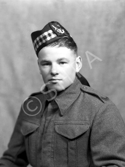 Pte Taylor, Seaforth Highlanders. (HMFG) 