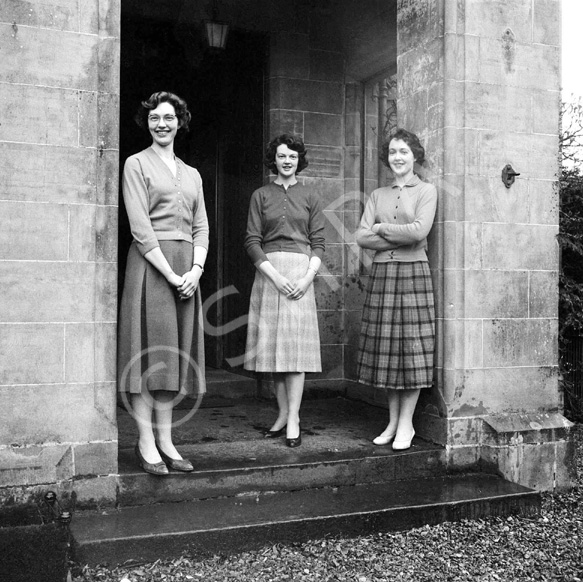 Rosemary, Joyce and Jannetta Cameron at Glengarry Castle Hotel. # 