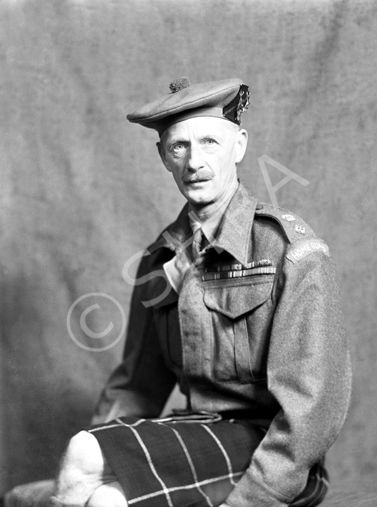 Major Mackenzie of Farr, Seaforth Home Guard.  .....