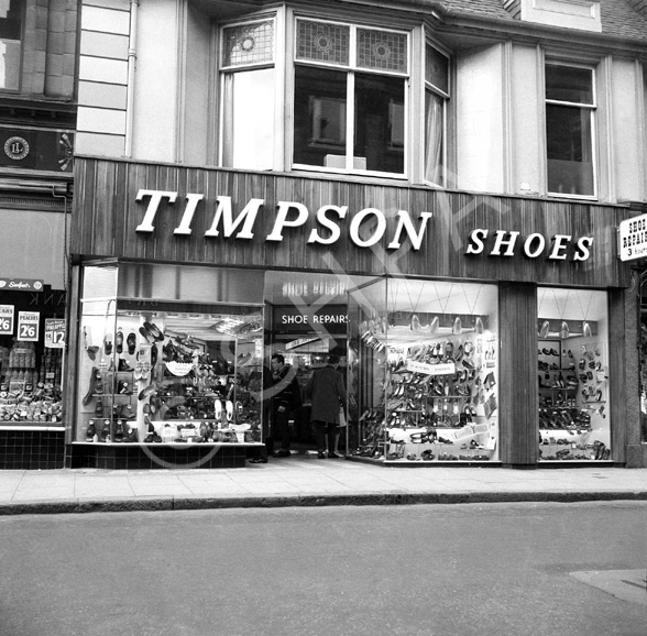Timpson Shoes, High Street, Inverness. For older images of the store see 26487a. *.....