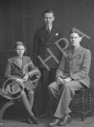 Davidson, Island Bank Road, Inverness. Three children, siblings.   